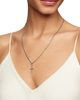 David Yurman Women's Classic Cable Cross Pendant in Sterling Silver with Center Diamond, 24mm - 2