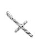 David Yurman Women's Classic Cable Cross Pendant in Sterling Silver with Center Diamond, 24mm - 4