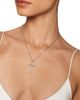 David Yurman Women's Crossover Cross Necklace in Sterling Silver - 3