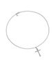 David Yurman Women's Crossover Cross Necklace in Sterling Silver - 4