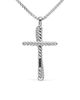 David Yurman Women's Crossover Cross Necklace in Sterling Silver - 5