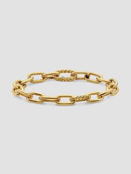 David Yurman Women's DY Madison Chain Bracelet in 18K Yellow Gold, 8.5MM