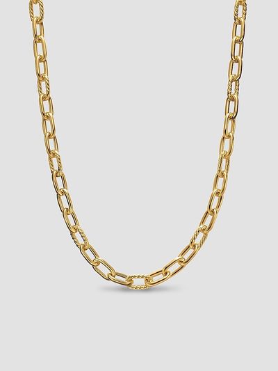 David Yurman Women's DY Madison Chain Necklace in 18K Yellow Gold, 8.5MM