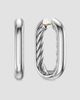 David Yurman Women's DY Madison Smooth Hoop Earrings in Sterling Silver, 29.5MM - 1
