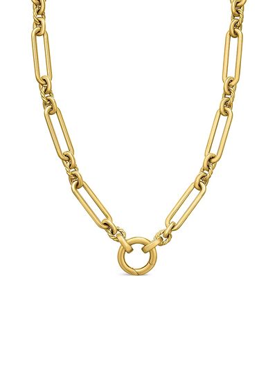 David Yurman Women's Lexington Chain Necklace in 18K Yellow Gold, 6.5mm