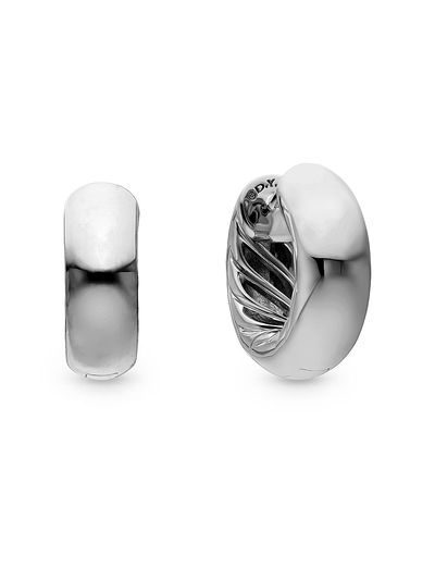 David Yurman Women's Mercer Micro Hoop Earrings in Sterling Silver