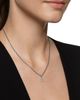 David Yurman Women's Micro Pavé Peace Sign Amulet in Sterling Silver with Diamonds, 7.6MM - 2