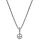 David Yurman Women's Micro Pavé Peace Sign Amulet in Sterling Silver with Diamonds, 7.6MM - 4