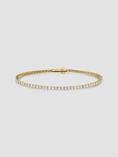 David Yurman Women's Mini Tennis Bracelet in 18K Yellow Gold