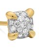 David Yurman Women's Petite Chatelaine Stud Earrings in 18K Gold with Pavé Diamonds, 5mm - 6