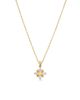 David Yurman Women's Petite Modern Renaissance Pyramid Pendant Necklace in 18K Yellow Gold with Diamonds, 8.1MM - 1