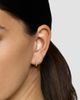 David Yurman Women's Petite Pavé Hoop Earrings in 18K Yellow Gold with Diamonds, 10MM - 2