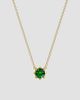 David Yurman Women's Petite Pavé Pendant Necklace in 18K Yellow Gold - 1