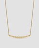 David Yurman Women's Petite Pavé Tapered Bar Necklace in 18K Yellow Gold - 3