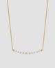 David Yurman Women's Petite Pavé Tapered Bar Necklace in 18K Yellow Gold - 5
