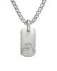 David Yurman Women's Petite Sculpted Cable Tag in Sterling Silver, 24MM - 3