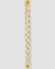 David Yurman Women's Sculpted Cable Bar Chain Bracelet in 18K Yellow Gold with Diamonds, 2MM - 3
