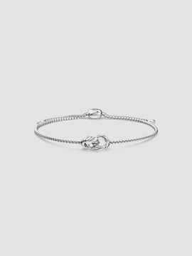 David Yurman Women's Sculpted Cable Chain Bracelet in Sterling Silver, 8MM