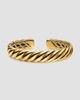 David Yurman Women's Sculpted Cable Flex Bracelet in 18K Yellow Gold, 11MM - 3