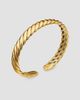 David Yurman Women's Sculpted Cable Flex Bracelet in 18K Yellow Gold, 7.5MM - 2