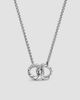 David Yurman Women's Sculpted Cable Linked Necklace in Sterling Silver, 9.2MM - 4