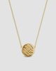 David Yurman Women's Sculpted Cable Pendant Necklace in 18K Yellow Gold - 3