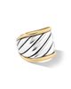 David Yurman Women's Sculpted Cable Saddle Ring In Sterling Silver - 2