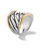 David Yurman Women's Sculpted Cable Saddle Ring In Sterling Silver - 3