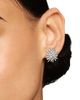 David Yurman Women's Starburst Stud Earrings in Sterling Silver with Diamonds, 19mm - 6