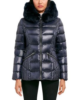 Dawn Levy Dawn Levy Nikki Shearling Trim Puffer Coat