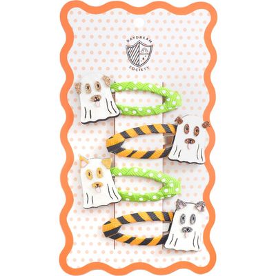 Daydream Society Daydream Society Halloween Ghost Dog Hair Clip Set