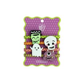 Daydream Society Daydream Society Monster Mash Monster Crew Embellished Halloween Hair Tie Set