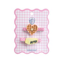 Daydream Society Daydream Society Waffle and Butter Hair Clip Set