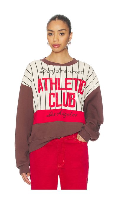 DAYDREAMER DAYDREAMER Athletic Club Colorblocked Sweatshirt