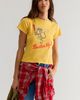 Daydreamer Daydreamer Batter Up Kitty Vintage Tee - 1