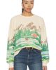 DAYDREAMER DAYDREAMER Campsite Scene Oversized Crew Sweatshirt - 1