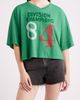 Daydreamer Daydreamer Division Champs V-Neck Cropped Graphic T-Shirt - 1