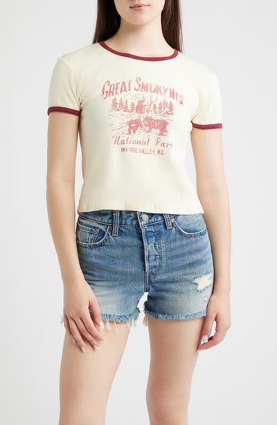 Daydreamer Daydreamer Great Smoky Mountains Graphic Ringer T-shirt