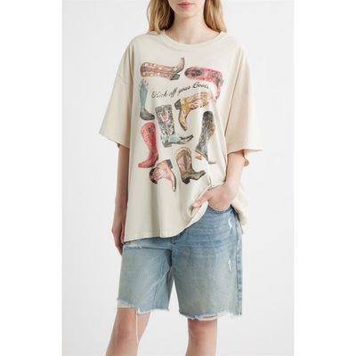 Daydreamer Daydreamer Kick Off Your Boots Graphic T-Shirt