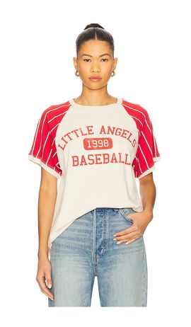DAYDREAMER DAYDREAMER Little Angels Baseball Raglan Ringer