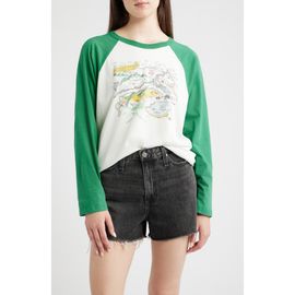 Daydreamer Daydreamer Map of Nowhere Oversized Raglan Graphic Tee