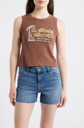 Daydreamer Daydreamer No Strings Attached Graphic Shrunken Tank