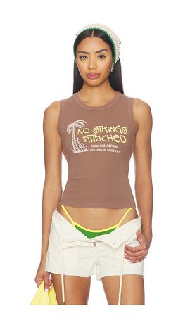DAYDREAMER DAYDREAMER No Strings Attached Shrunken Tank Top