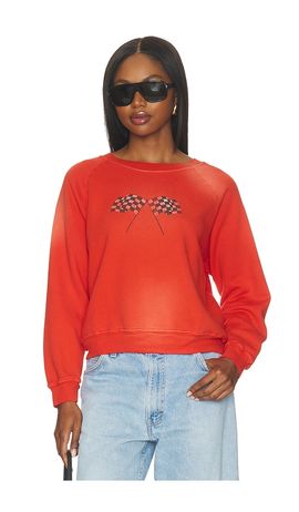 DAYDREAMER DAYDREAMER Ready Set Go Shrunken Raglan Sweatshirt