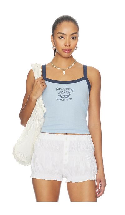 DAYDREAMER DAYDREAMER Siren Song Pointelle 90s Tank Top
