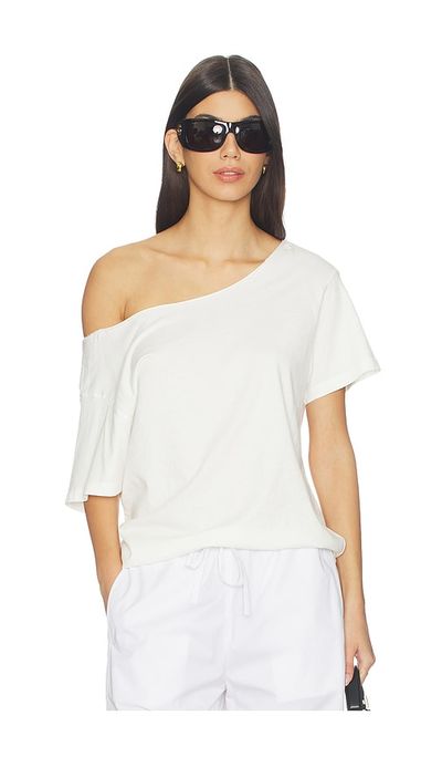 DAYDREAMER DAYDREAMER Solid Off The Shoulder Tee