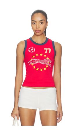 DAYDREAMER DAYDREAMER Team Cheetah Shrunken Tank Top