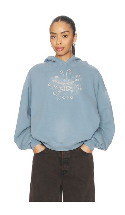 DAYDREAMER DAYDREAMER Witchy Butterfly Oversized Hoodie