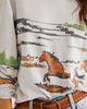 Daydreamer Running Horses Oversized Crewneck - 3