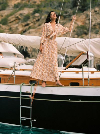 DAZE DAYZ Golden Long Skirt